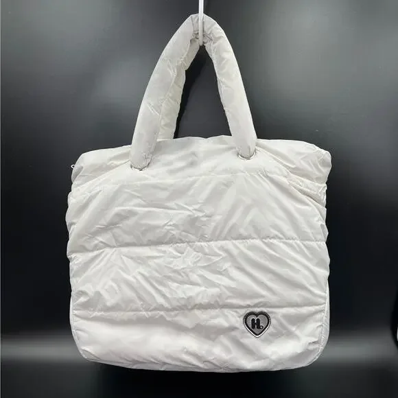 Harajuku Lovers Puffer Tote White Bag Purse